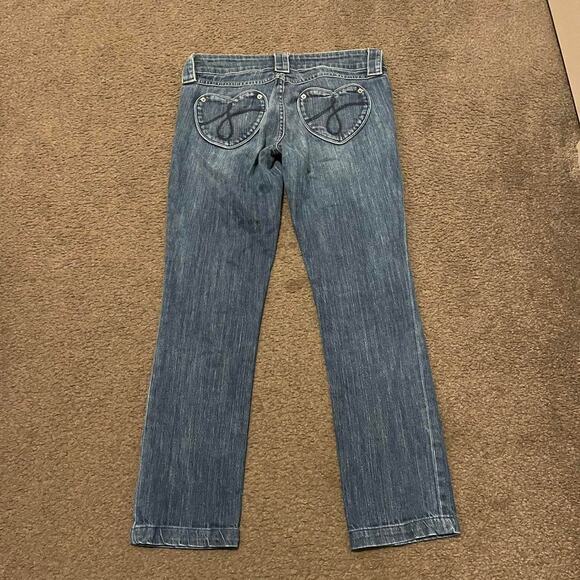 Y2K Juicy Couture Low Rise Straight Leg Jeans - Picture 3 of 6